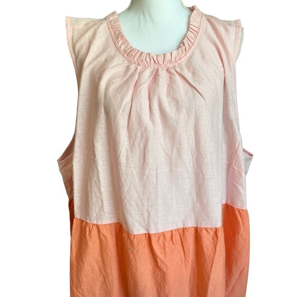 St. John's Bay Colorblock Sun Dress Women's Size 3X Multicolored NWT - Picture 5 of 17